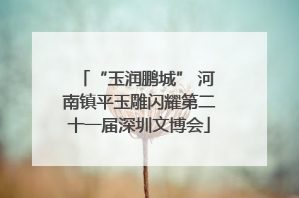 “玉润鹏城” 河南镇平玉雕闪耀第二十一届深圳文博会