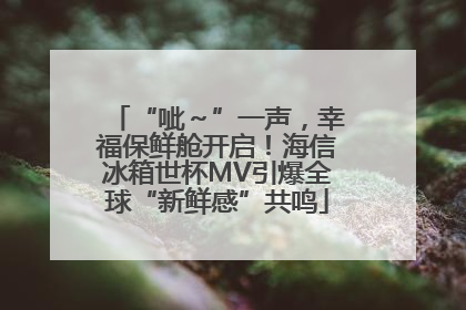 “呲～”一声，幸福保鲜舱开启！海信冰箱世杯MV引爆全球“新鲜感”共鸣