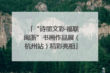 “诗墨文彩·福联闽浙”书画作品展（杭州站）精彩亮相