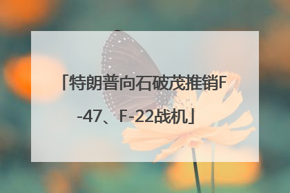特朗普向石破茂推销F-47、F-22战机