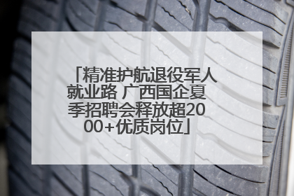 精准护航退役军人就业路 广西国企夏季招聘会释放超2000+优质岗位