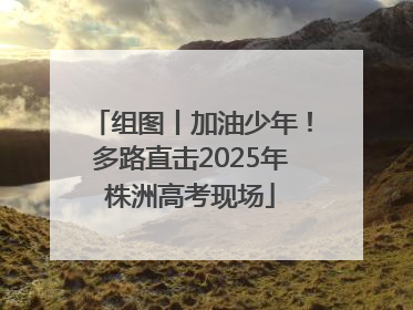组图丨加油少年！多路直击2025年株洲高考现场