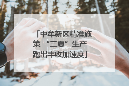 中牟新区精准施策 “三夏”生产跑出丰收加速度