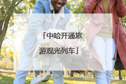 中哈开通旅游观光列车