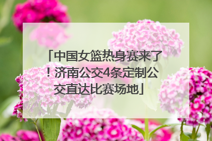 中国女篮热身赛来了！济南公交4条定制公交直达比赛场地