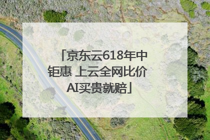 京东云618年中钜惠 上云全网比价 AI买贵就赔