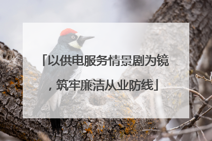 以供电服务情景剧为镜，筑牢廉洁从业防线