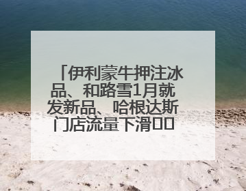 伊利蒙牛押注冰品、和路雪1月就发新品、哈根达斯门店流量下滑⋯⋯闻到了吗？今年夏天冰淇淋市场的火药味