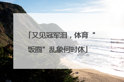 又见冠军泪，体育“饭圈”乱象何时休