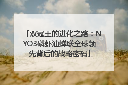 双冠王的进化之路：NYO3磷虾油蝉联全球领先背后的战略密码