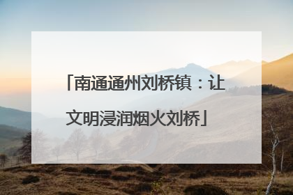 南通通州刘桥镇：让文明浸润烟火刘桥