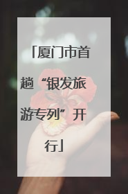 厦门市首趟“银发旅游专列”开行