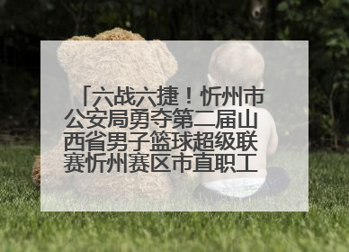 六战六捷！忻州市公安局勇夺第二届山西省男子篮球超级联赛忻州赛区市直职工组比赛冠军