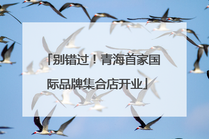 别错过！青海首家国际品牌集合店开业