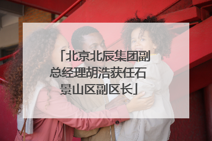 北京北辰集团副总经理胡浩获任石景山区副区长