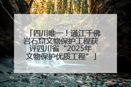 四川唯一！通江千佛岩石窟文物保护工程获评四川省“2025年文物保护优质工程”