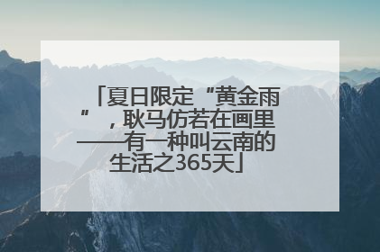 夏日限定“黄金雨”，耿马仿若在画里——有一种叫云南的生活之365天