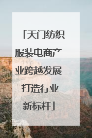 天门纺织服装电商产业跨越发展 打造行业新标杆