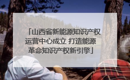 山西省新能源知识产权运营中心成立 打造能源革命知识产权新引擎