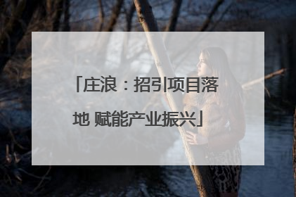 庄浪：招引项目落地 赋能产业振兴