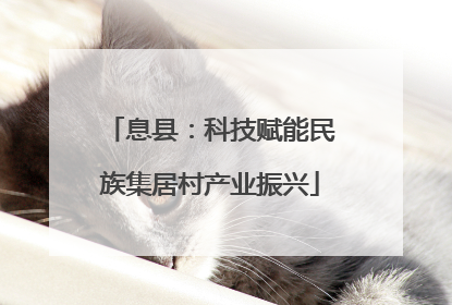 息县：科技赋能民族集居村产业振兴