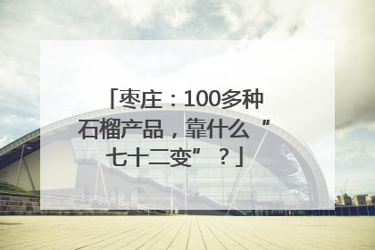 枣庄：100多种石榴产品，靠什么“七十二变”？