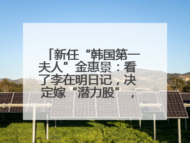 新任“韩国第一夫人”金惠景：看了李在明日记，决定嫁“潜力股”，曾是钢琴老师，一开始并不支持丈夫从政