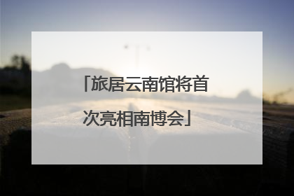 旅居云南馆将首次亮相南博会