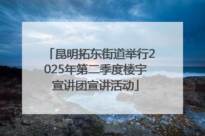 昆明拓东街道举行2025年第二季度楼宇宣讲团宣讲活动