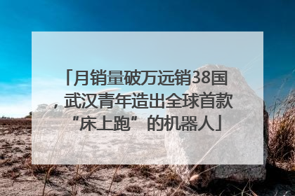 月销量破万远销38国，武汉青年造出全球首款“床上跑”的机器人