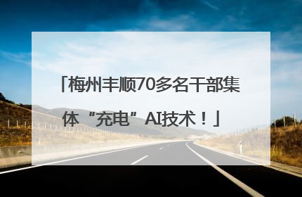 梅州丰顺70多名干部集体“充电”AI技术！