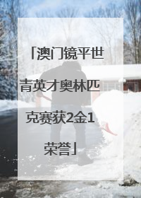 澳门镜平世青英才奥林匹克赛获2金1荣誉