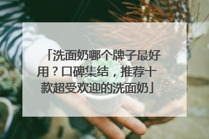 洗面奶哪个牌子最好用？口碑集结，推荐十款超受欢迎的洗面奶