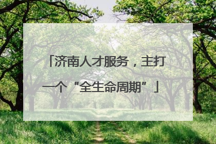 济南人才服务，主打一个“全生命周期”
