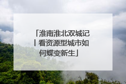 淮南淮北双城记丨看资源型城市如何蝶变新生