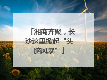 湘商齐聚，长沙这里掀起“头脑风暴”