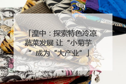 湟中：探索特色冷凉蔬菜发展 让“小菊芋”成为“大产业”