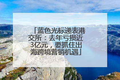 蓝色光标递表港交所：去年亏损近3亿元，要抓住出海跨境营销机遇
