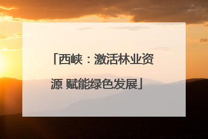 西峡：激活林业资源 赋能绿色发展