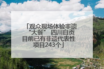 观众现场体验非遗“大餐” 四川自贡目前已有非遗代表性项目243个