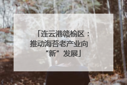 连云港赣榆区：推动海苔老产业向“新”发展