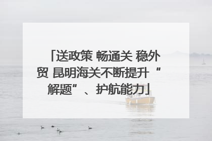 送政策 畅通关 稳外贸 昆明海关不断提升“解题”、护航能力
