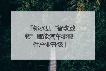 邻水县“智改数转”赋能汽车零部件产业升级