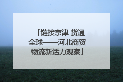 链接京津 货通全球——河北商贸物流新活力观察