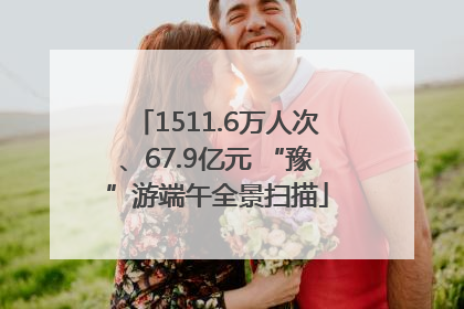 1511.6万人次、67.9亿元 “豫”游端午全景扫描