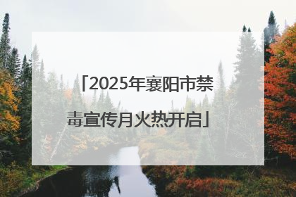 2025年襄阳市禁毒宣传月火热开启