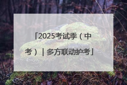 2025考试季（中考）｜多方联动护考