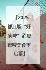 2025都江堰“好嗨啤”消夏夜啤美食季启幕